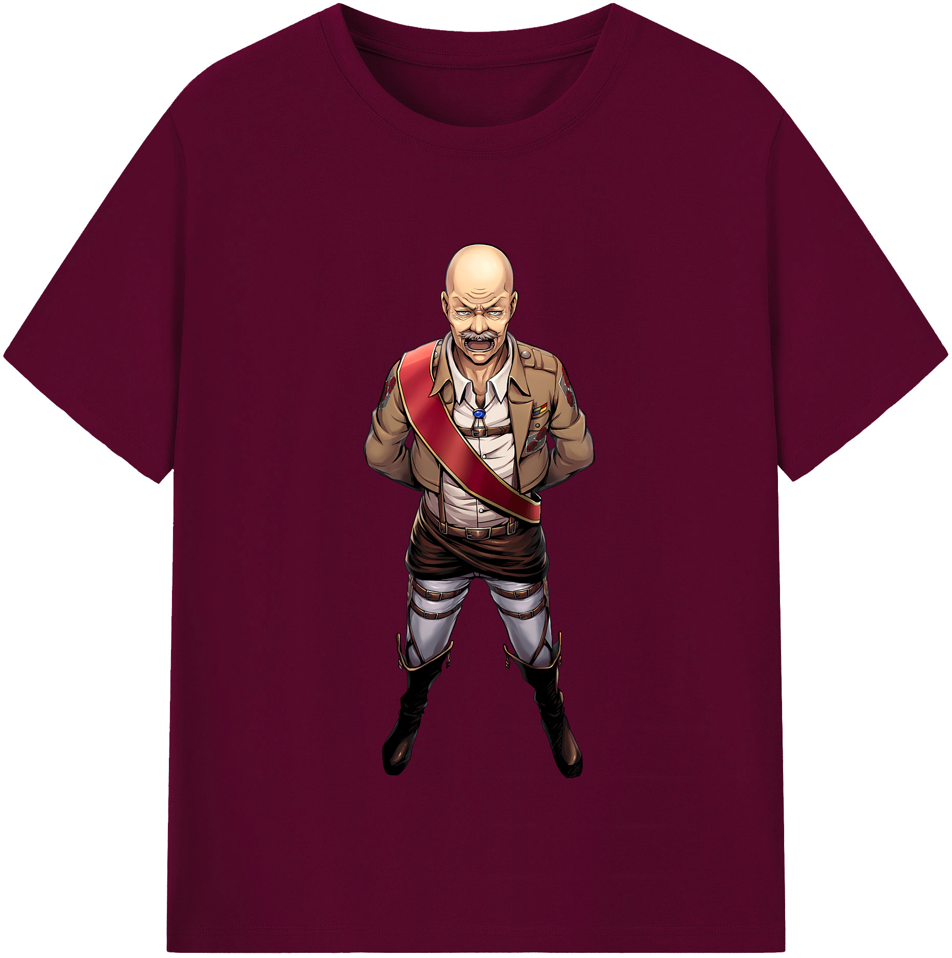 （画像用） 進撃の巨人 ドット·ピクシス Attack on Titan Dot Pixis レディースカジュアルプリントTシャツ（綿100％）